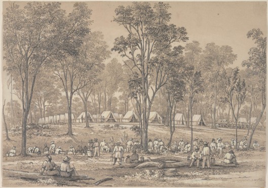 The Commissioner's Camp, Spring Creek diggings, May Day Hills,